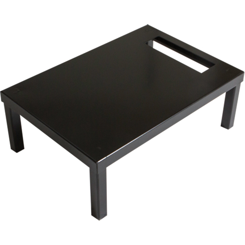 All-Welded Concorde Free Standing Locker Base, 2 Banks, 6" H x 24" W x 18" D, Black, Steel Cantin et fils