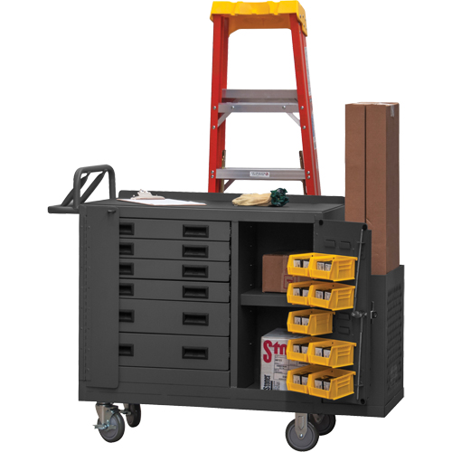 Heavy Duty Mobile Work Stations, Steel Surface Cantin et fils