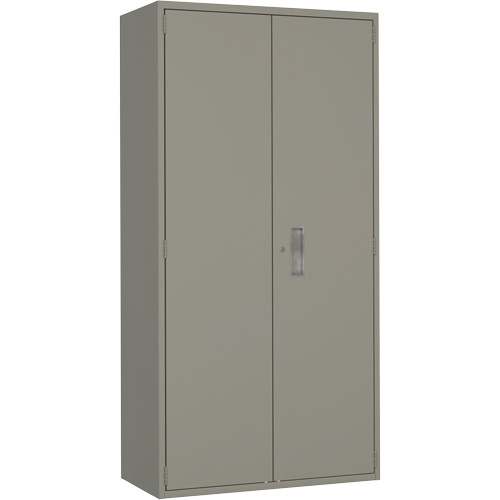 Hi-Boy Storage Cabinet, Steel, 4 Shelves, 72" H x 36" W x 18" D, Grey Cantin et fils