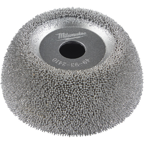 Meule &agrave; polir &agrave; contour &eacute;vas&eacute; 2" pour ponceuse pour pneus &agrave; basse vitesse M12 Fuel Cantin et fils