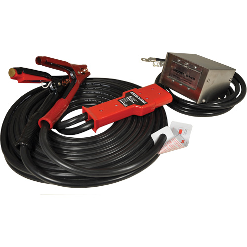 Heavy-Duty Tangle-Free Plug-In Booster Cable, 1 AWG, 800 A, 25' Cable Cantin et fils
