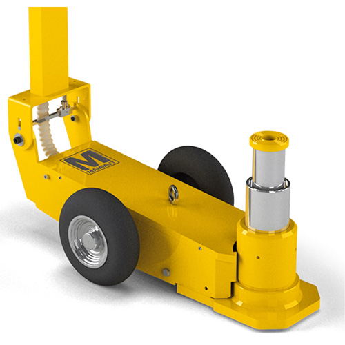Cric Mammut &agrave; 2 &eacute;tapes, 66 tonnes, Air comprim&eacute;/hydraulique Cantin et fils