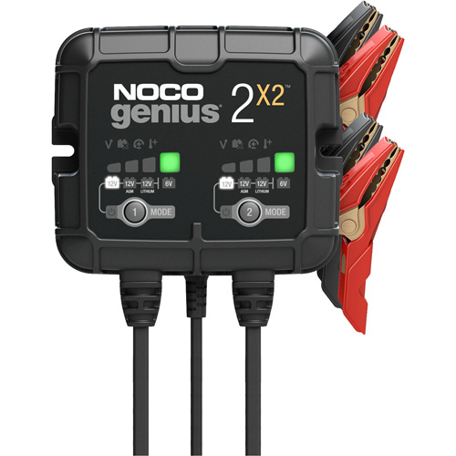 Genius&reg; 2X2 2-Bank, 4-Amp Battery Charger Cantin et fils