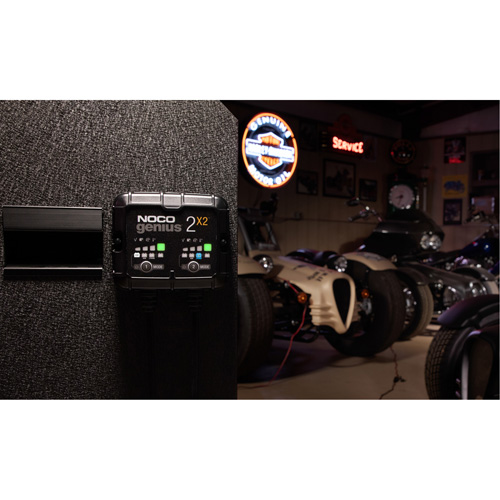 Genius&reg; 2X2 2-Bank, 4-Amp Battery Charger Cantin et fils