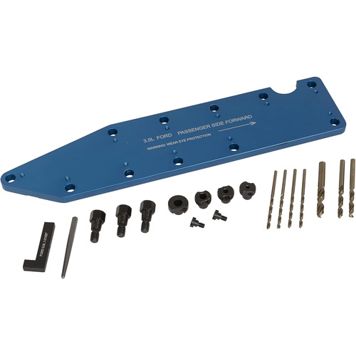 Gabarit de perçage pour installation sur collecteur pour Ford 3,5 L Ecoboost Cantin et fils