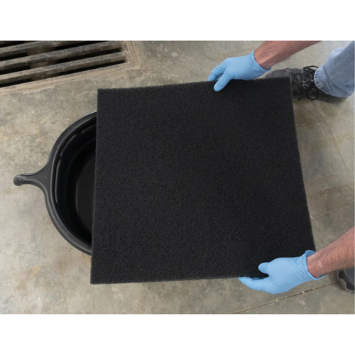 Black Oval Drain Pan Cantin et fils
