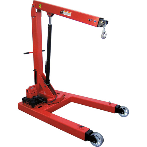 Grue hydraulique de plancher &eacute;lectro, Capacit&eacute; 6613,87 lb (3 tonnes) Cantin et fils