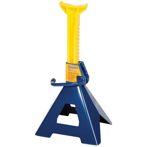 Jack Stand, Locking Handle/Ratchet, 6 tons Capacity, 25-1/4" H Cantin et fils