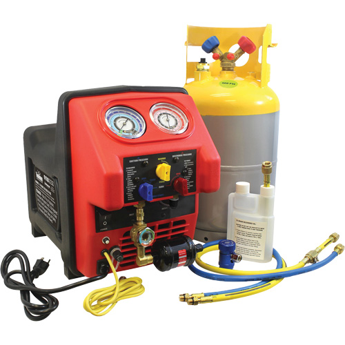 Machine de r&eacute;cup&eacute;ration de r&eacute;frig&eacute;rant sans &eacute;tincelles &agrave; double turbo Cantin et fils