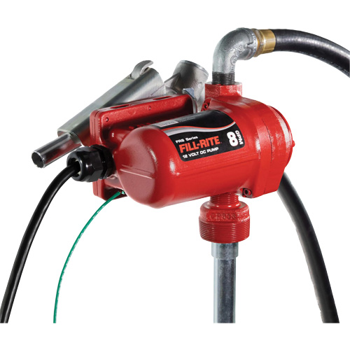 12V DC Fuel Transfer Pump with Nozzle Cantin et fils