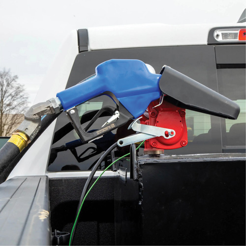 Pistolet automatique temps froid bleu pour diesel Cantin et fils