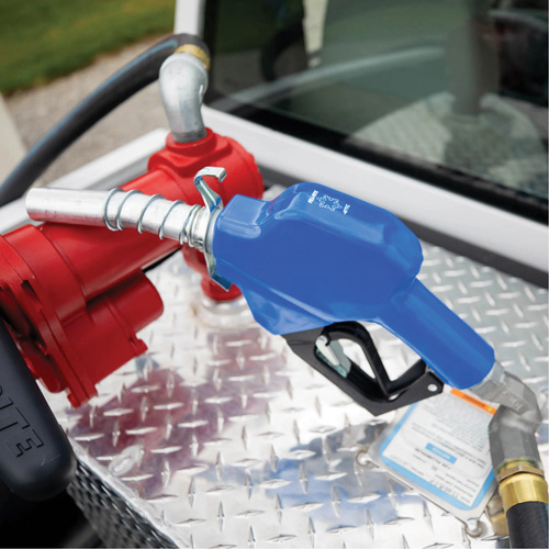 Pistolet automatique temps froid bleu pour diesel Cantin et fils