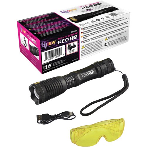 UView&reg; Phazer NEO 395 Rechargeable UV Leak Detection Light Cantin et fils