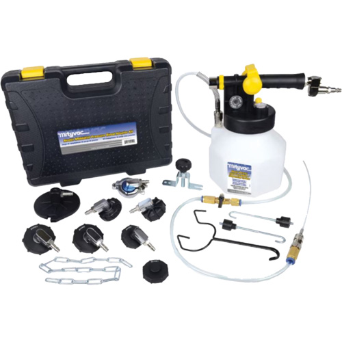 Pressure Brake Bleeder Kit with 7 Adapters Cantin et fils