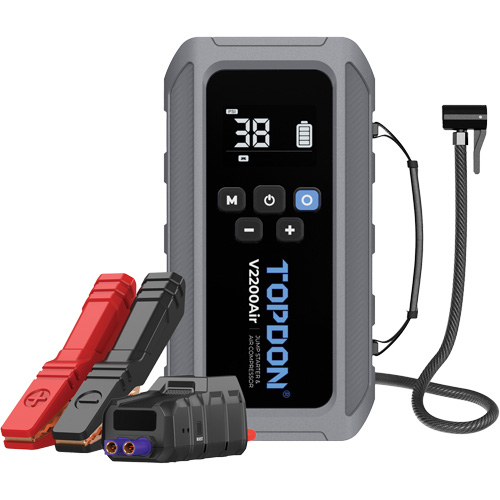 V2200Air 2-in-1 2200 Peak Amp Jump Starter & Tire Inflator Cantin et fils