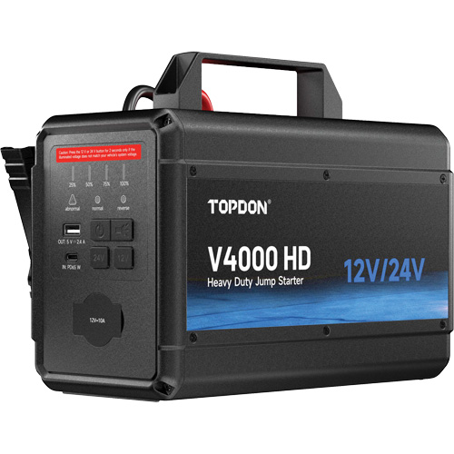 Survolteur V4000 HD 12 V/24 V 4000 A Cantin et fils