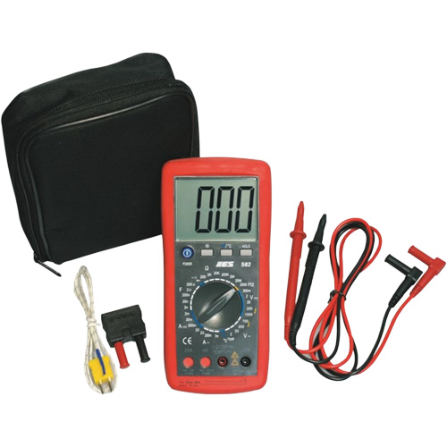 Deluxe Digital Multimeter with Amp Shutters Cantin et fils