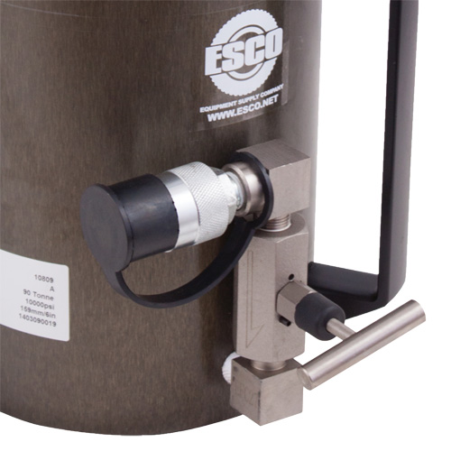 Cric de s&eacute;curit&eacute;, Col verrouillable, Capacit&eacute; de 100 tonnes, 13-37/100" - 19-3/5" h Cantin et fils