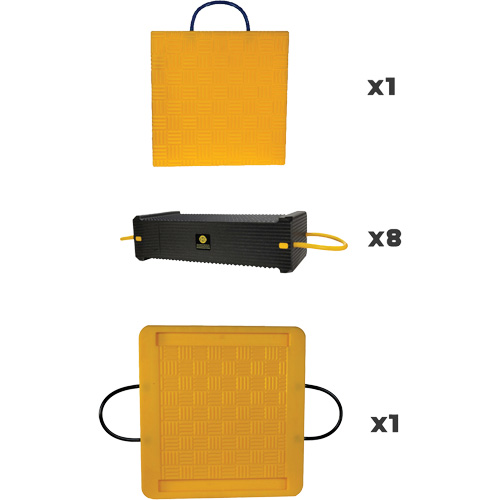 Ensemble de syst&egrave;me de sout&egrave;nement en composite CribLok 10 mcx Cantin et fils