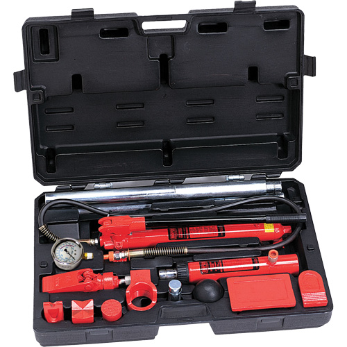 Trousse de r&eacute;paration pour collision et entretien, capacit&eacute; 10 tonnes, avec adaptateurs forg&eacute;s Cantin et fils