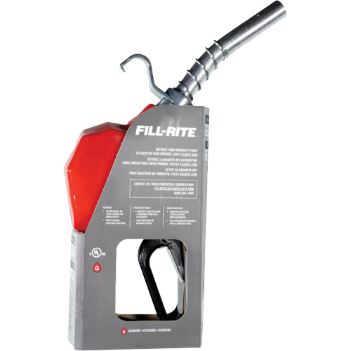 Red Automatic Gasoline Spout Nozzle Cantin et fils
