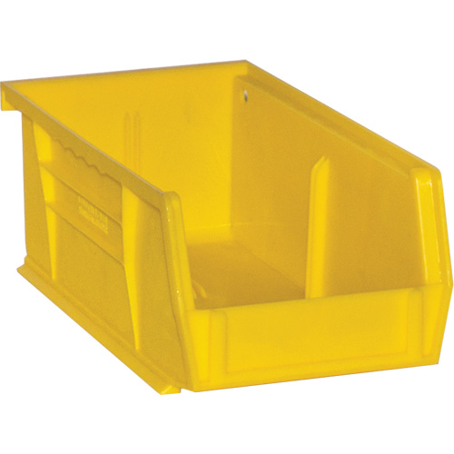 Hook-On Bins, 4" W x 3" H x 7" D, Yellow, 10 lbs. Capacity Cantin et fils