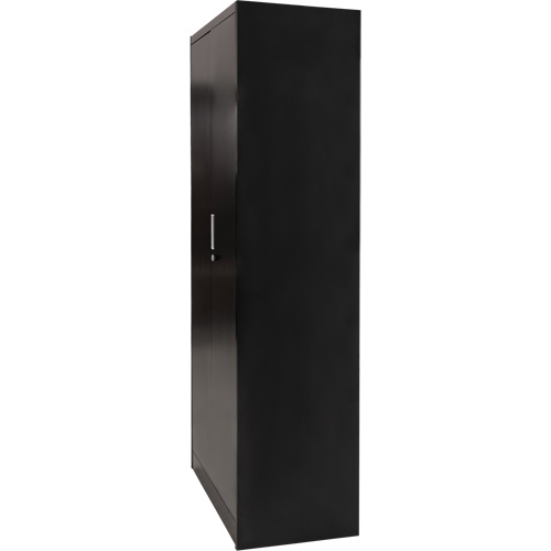 Combination Storage Cabinet, 36" W x 18" D x 72" H, Black Cantin et fils