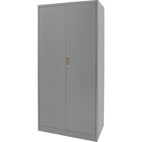 Hi-Boy Storage Cabinet, Steel, 4 Shelves, 72" H x 36" W x 18" D, Grey Cantin et fils