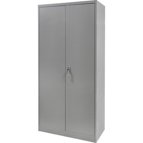 Armoire garde-robe, Acier, 36" la x 18" p x 72" h, Gris Cantin et fils