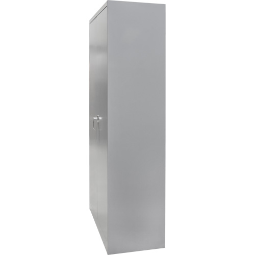 Armoire garde-robe, Acier, 36" la x 18" p x 72" h, Gris Cantin et fils