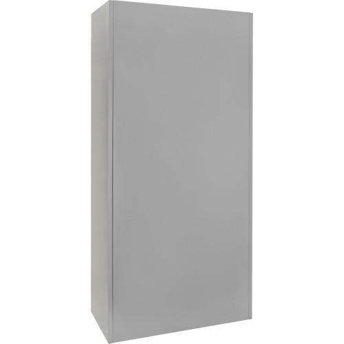 Armoire garde-robe, Acier, 36" la x 18" p x 72" h, Gris Cantin et fils