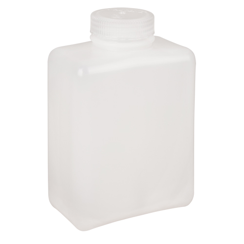 Bouteilles peu encombrantes &agrave; prise facile, Rectangulaire, 32 oz, Plastique Cantin et fils