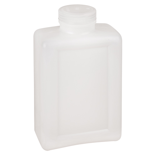 Easy-Grip Space-Saver Bottles, Rectangular, 64 oz., Plastic Cantin et fils