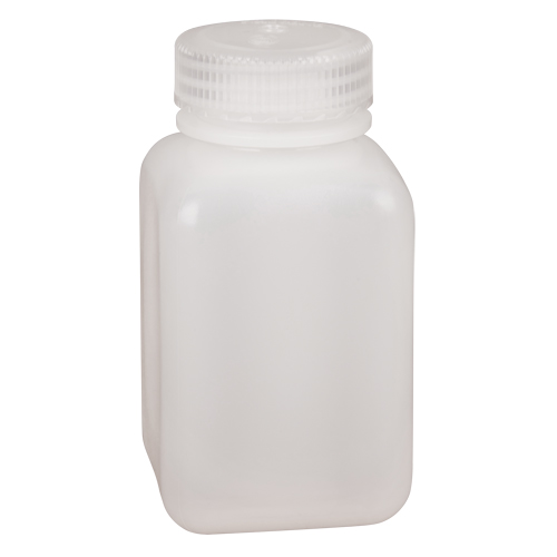 Easy-Grip Space-Saver Bottles, Square, 8 oz., Plastic Cantin et fils