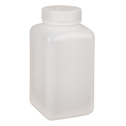 Bouteilles peu encombrantes &agrave; prise facile, Carr&eacute;e, 32 oz, Plastique Cantin et fils