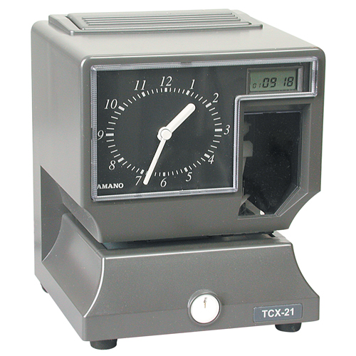 Horloge de pointage, Num&eacute;rique Cantin et fils