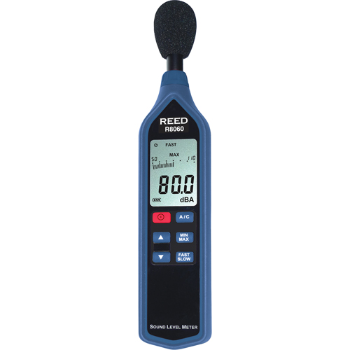 Sound Level Meter with Calibration Certificate, 30 - 90 dB/50 - 110 dB/70 - 130 dB Measuring Range Cantin et fils