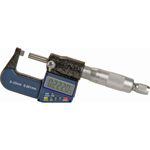 Electronic Digital Micrometer, 0 - 1" (0 - 25 mm) Range, 0.00005" (0.00127 mm) Resolution Cantin et fils