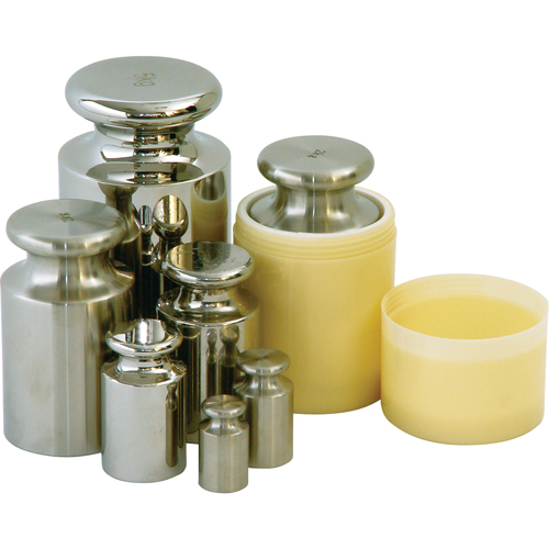 Poids individuels pour tests de balance Cantin et fils