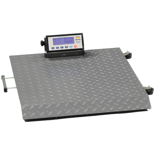 Balance &agrave; plateforme KWS CY-150, Capacit&eacute; de 330 lb / 150 kg, 24" lo x 24" la Cantin et fils