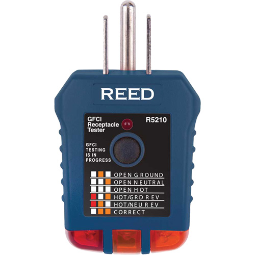 Receptacle Tester with GFCI Cantin et fils