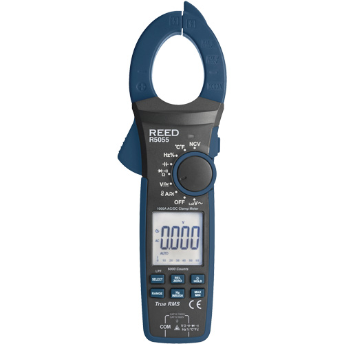 Pince amp&egrave;rem&eacute;trique num&eacute;rique TRMS avec certificat de calibration, Tension c.a./c.c., Courant c.a./c.c. Cantin et fils
