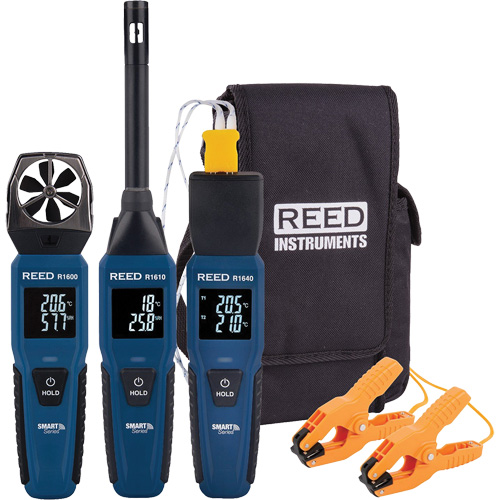 Trousse de CVCA avec enregistreur de donn&eacute;es Bluetooth de s&eacute;rie intelligente R16X0, Contact, Num&eacute;rique Cantin et fils