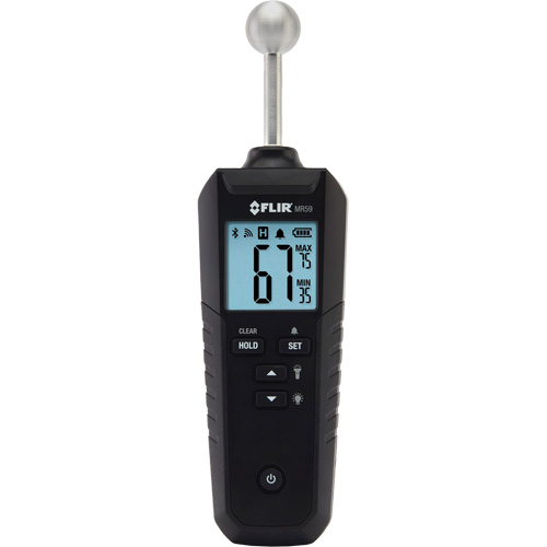 Humidim&egrave;tre &agrave; sonde sph&eacute;rique avec Bluetooth MR59, Gamme d'humidit&eacute; 0 - 100% Cantin et fils