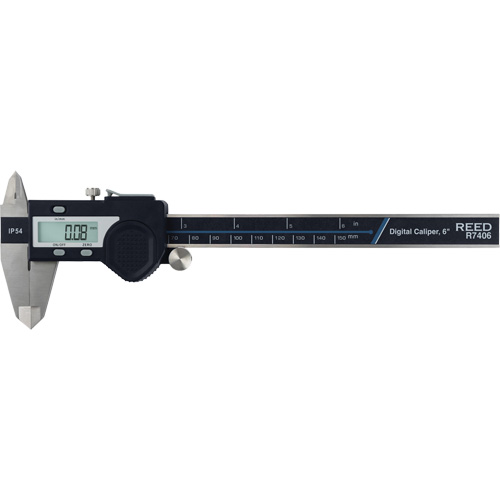 6" (150 mm) Digital Caliper, 0.0005" (0.01 mm) Resolution, 0" - 6" (0 mm - 150 mm) Range Cantin et fils