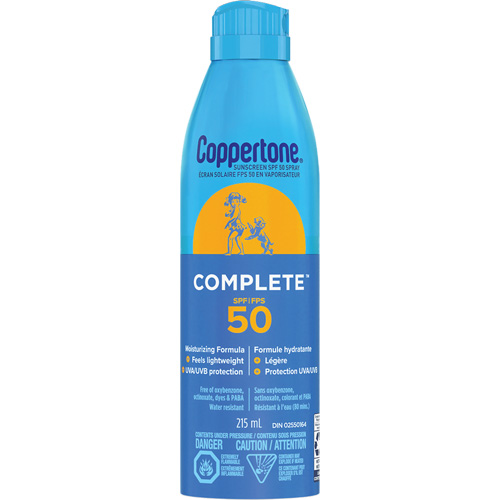 Sport&reg; Water Resistant Sunscreen, SPF 50, Aerosol Cantin et fils