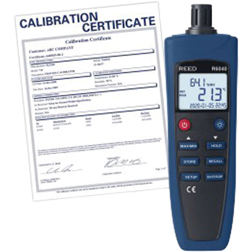 Psychrom&egrave;tre/Thermohygrom&egrave;tre avec certification traçable, 0% - 99,9% HR, -4°- 158° F ( -20° - 70° C ) Cantin et fils