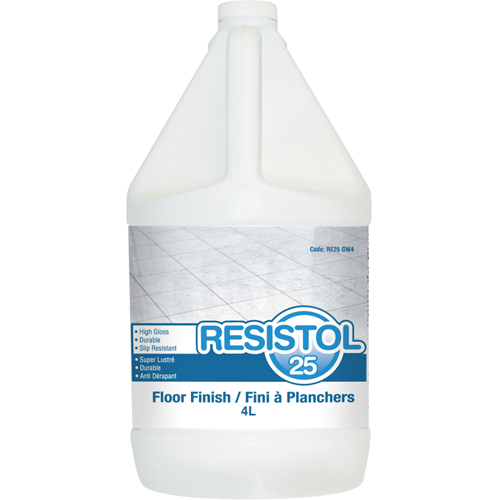 Resistol 25 Floor Finishes, 4 L, Jug Cantin et fils