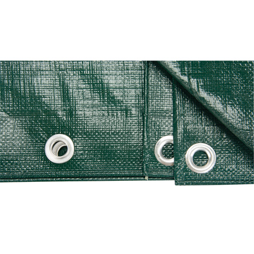 Tarp, Heavy-Duty, Green, 10' x 8' x 9 mils Cantin et fils