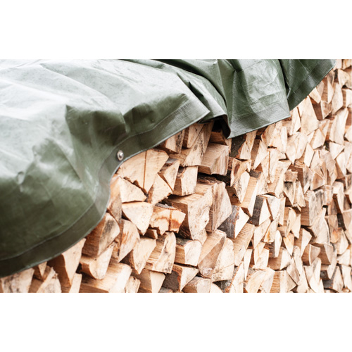 Tarp, Heavy-Duty, Green, 10' x 8' x 9 mils Cantin et fils